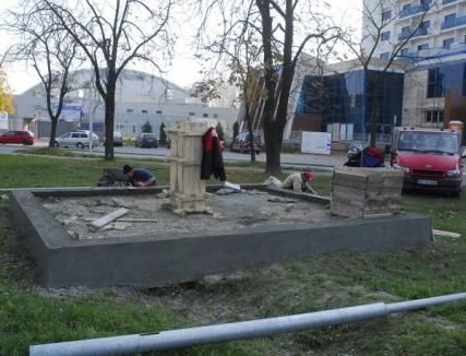 Monumentul construit fără acte de UDMR în parcul Brătianu intră în legalitate 